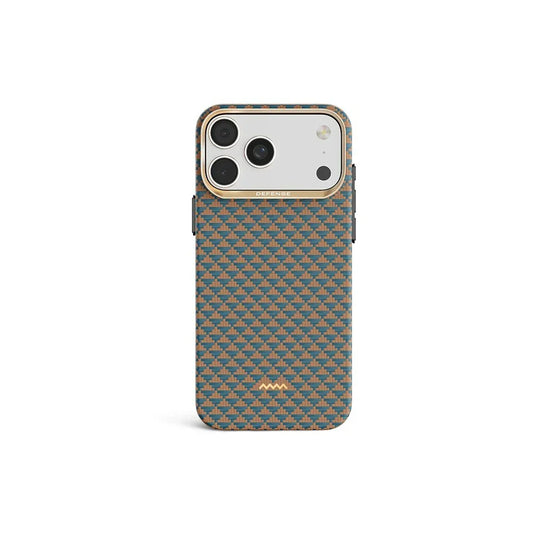 iPhone 17 Pro Max Case Gilded Tactile Woven Aramid Fiber Magnetic Case for iPhone 17 Pro Case