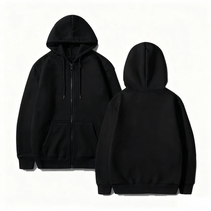 Anime Jacket Zip Up Casual Tops Streetwear 2026 Autumn Winter Long Sleeve Pullover Men Women