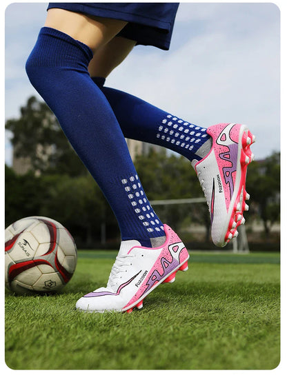 2026 New Men Soccer Shoes Breathable Football Boots FG/TF Turf Boots Non-Slip Wear Resistant Adult Outdoor Training Match Sports
