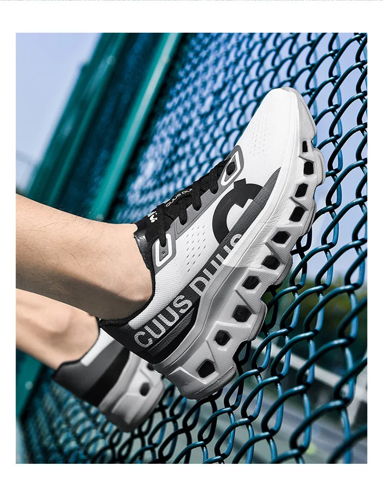 Tênis Masculino com Amortecimento para Corrida Tênis Esportivo Leve Casual Masculino Antiderrapante Tênis Esportivo para Viagens ao Ar Livre Caminhada