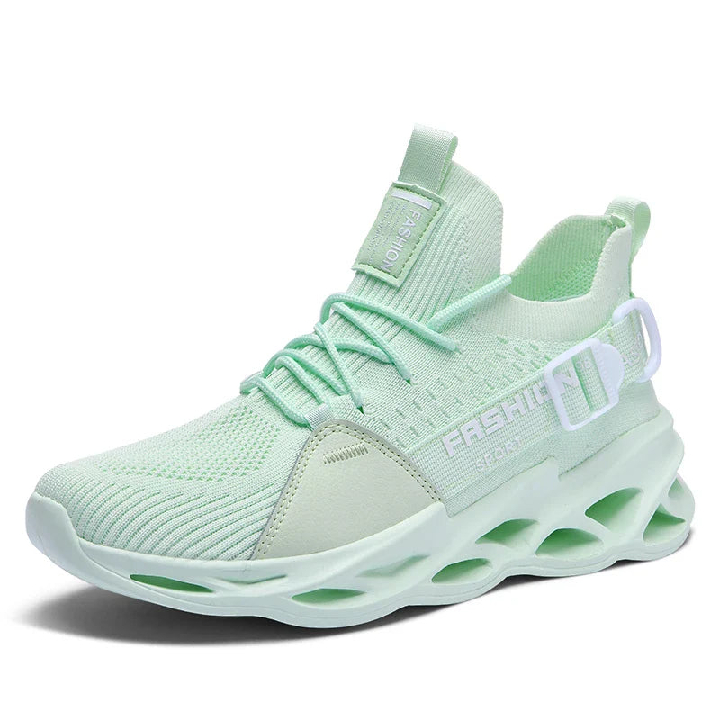 Tênis Masculino de Malha Respirável Casual Sapatos Masculinos Unissex Leve Macio Sola Grossa Buraco Sapatos de Casal Tênis Atlético Sapatos Femininos