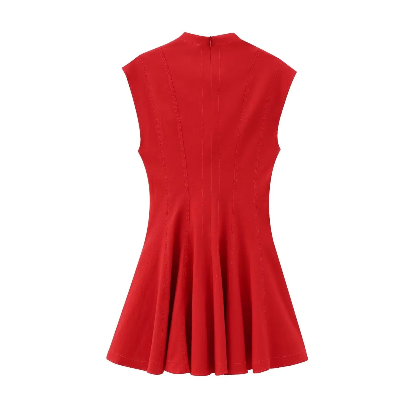 Ruffles Mini Party Dress Women Sleeveless A-Line Chic Evening Club Dress Fashion 2025 Y2K Girl Street Vestidos