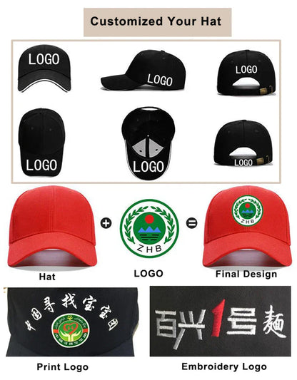 Custom Trucker Hat Logo Cotton Mesh Breathable Baseball Cap Women Men Summer Sunshade Mesh Cap 5 Panels Truck Hat Cap Wholesale