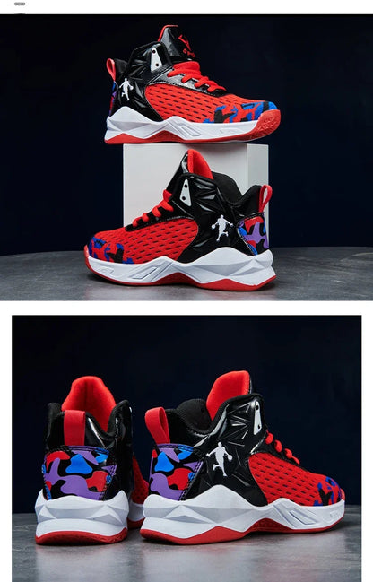 2024 New Children's Basketball Shoes for Boys Non-slip Kids Sport Shoes Wear-resistant Outdoor Kids Girls Sneakers Trainers