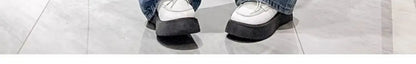 Calça Jeans Feminina Plus Size Folgada Cintura Alta Perna Larga Azul Claro Elástico na Cintura Cordão Calças Outono Moda Plus Size