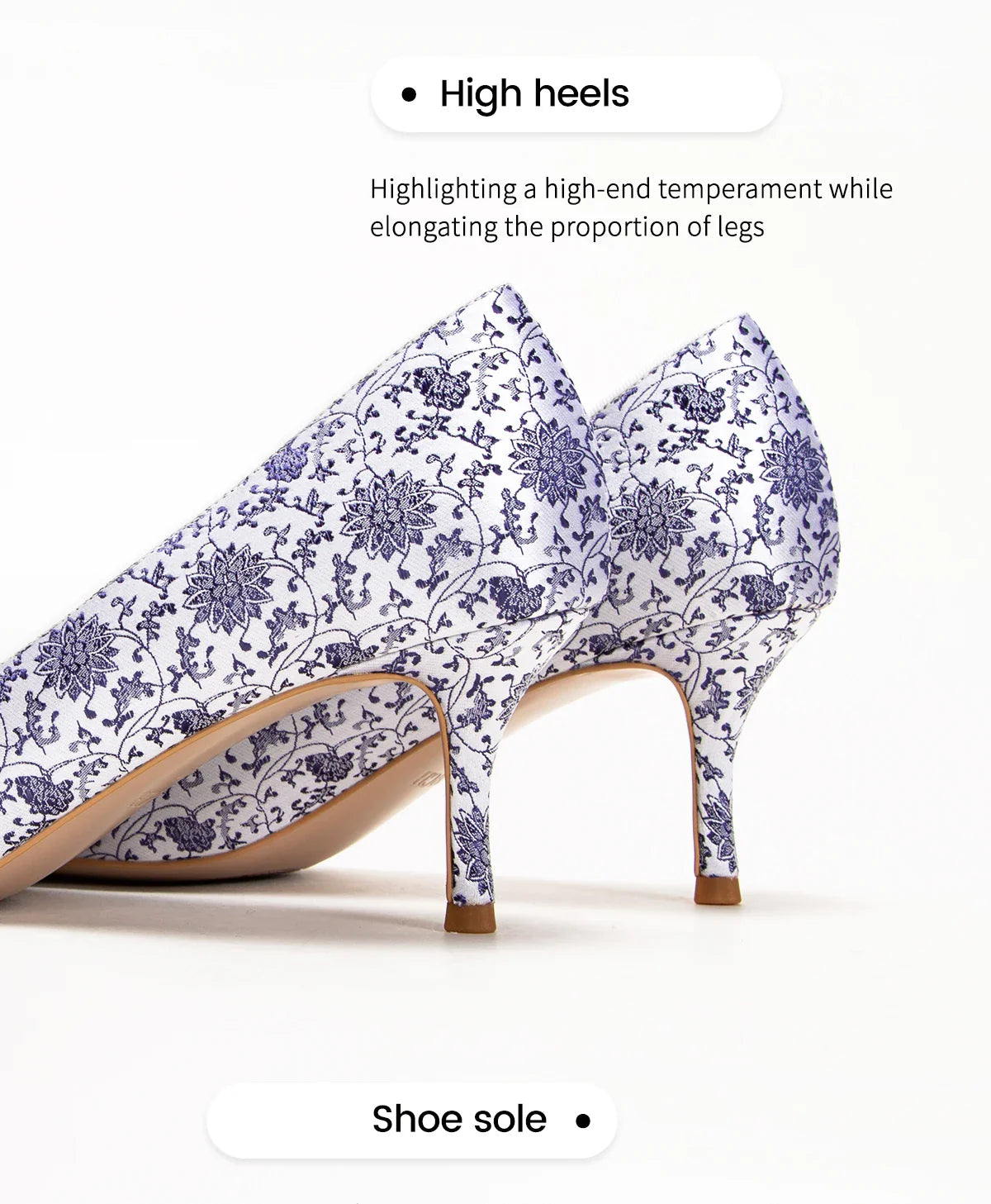 Women's Banquet Shoes New Silk Embroidered High Quality Women's Shoes
