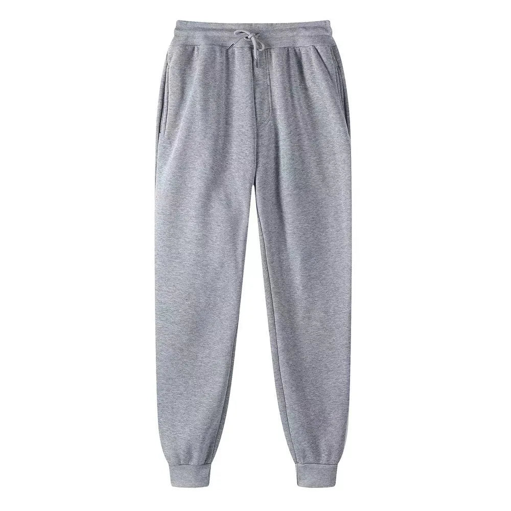 Sweatpants Spring Autumn Cotton Long Pants Jogger Trousers Casual Sports Men's and Women's Fitness Solid Jogging Running pants