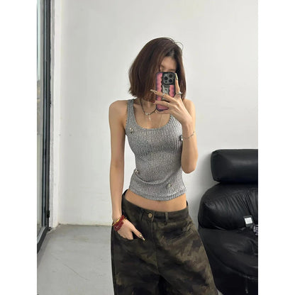 Autumn Womens Jeans High Waist Baggy Casual Vintage Y2K Camouflage Straight Pants Street American Wide Leg Denim Trouser