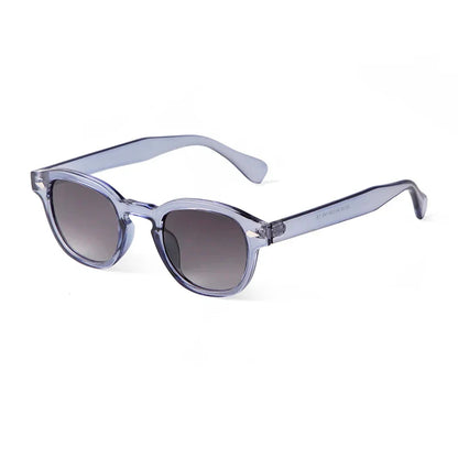 Fashion Transparent Blue Round Sunglasses Women Men 2024 Retro Rivet Tortoise Small Square Sun Glasses UV400 Lunettes De Soleil