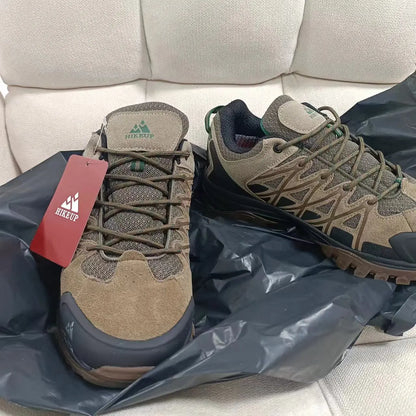 New Arrival Mens Hiking Shoes Breathable Lace Up Trekking Male Cushioning Outdoor Climbing Tourism Sneakers for Men
