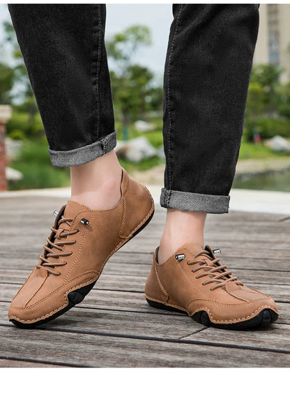 Men's shoes four season new plus size casual shoes fashion low-top soft sole breathable outdoor shoes men's sports walking shoes