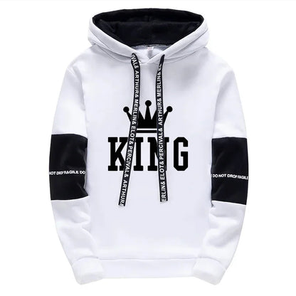 King Printing Mens Tracksuit Hot Sales Casual Hoodie Pants Streetwear Outdoors Mens Clothing Single Piece Sweatshirts Sweatpants