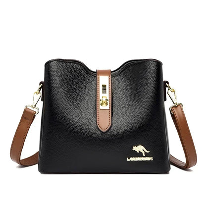 New High-quality Large Capacity PU Classic Women's Shoulder Bags 2025 Fashion Concise Light Luxury Versatile Style Crossbody Bag