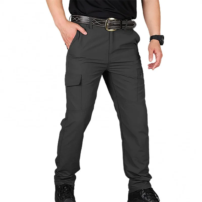 Men Pants Casual Cargo Pants Militari Tactic Army Trousers Male Breathable Waterproof Multi-Pockets Pant Size S-5XL Plus Size