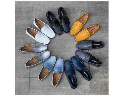 Loafers Shoes Men Fashion Shoes New Spring Comfy Men's Flats Moccasins Classic Original Leather Men Casual Shoes