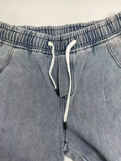 Calça Jeans Masculina Reta Casual, Calça Jeans Solta, Lavável à Máquina e à Mão, Uso em Todas as Estações, Uso Diário, Estilo Urbano