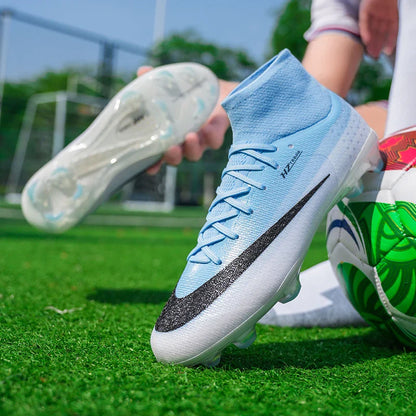 New Men Soccer Shoes Hot Sale Football Boots Women Professional TF/FG Sneakers Unisex High-quality Futsal Cleats Ultralight