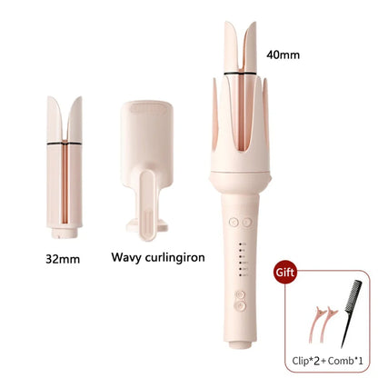 32MM Automatic Hair Curler Auto Rotating Ceramic Hair Roller 40mm Big waver Professional Curling Iron Curling Wand Hair Waver