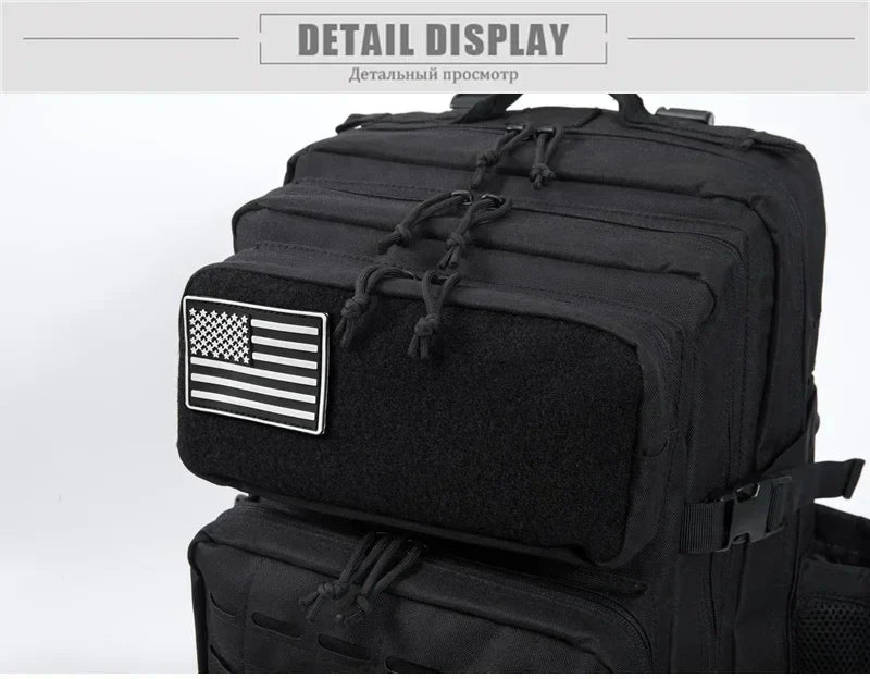 25L/45L Men's and Women's Tactical Backpacks , Outdoor Activities, Small School Backpacks with Water Bottle Holder