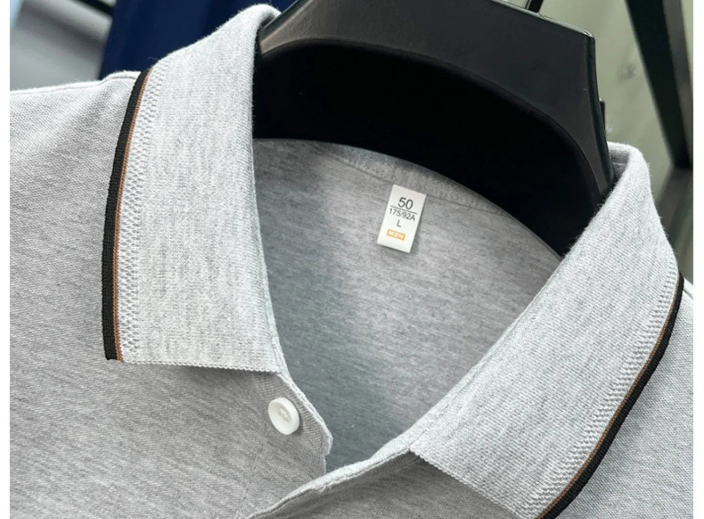 Boutique cotton short sleeve men's polo shirt 2025 summer fashion striped high-end flip collar top casual youth business T-shirt