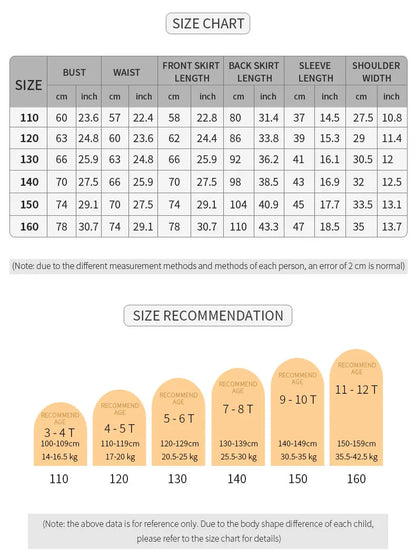 Kids for Girl's 3 to 12 years old Formal Evening Trailing Dress Sleeveless Princess Fluffy Cake Dinner Performance Dance