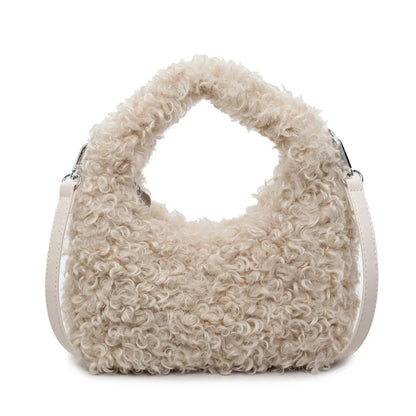 Plush Sweet Shoulder Bags for Women Cute Autumn and Winter 2025 New Versatile Fashion Large Capacity Women's Handbags
