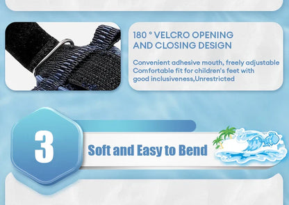 Kids Sandals Boys Breathable Anti-Slip Soft Sole Summer Beach Shoes Outdoor Lightweight Children Sandals with Adjustable Straps