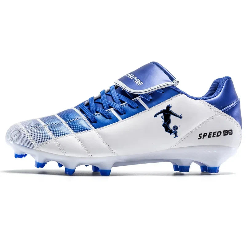 Men Football Boots FG/TF Soccer Shoes Breathable Professional Turf Outdoor Non-slip Long Spikes Adult Training Futsal Sneakers