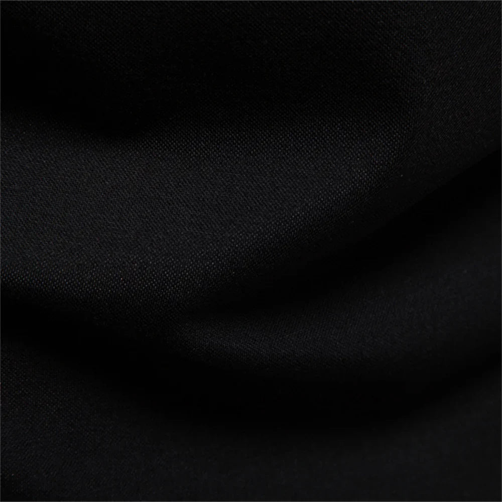 Men's Lightweight Breathable Polo Shirt Half Zipper Collar Solid Color Casual Summer Fashion Top