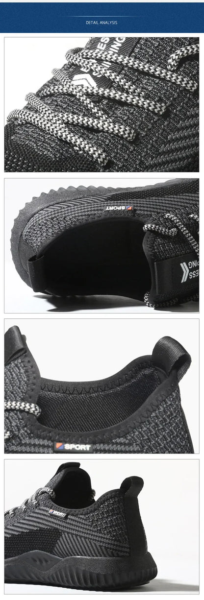 Safety Shoes Men's Work Boots Steel Toe Cap Puncture-Proof Indestructible Security Work Shoes Women Light Comfortable Sneakers