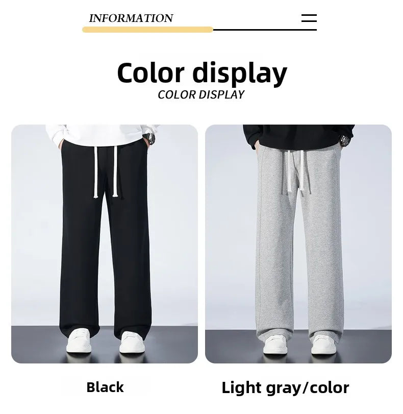 Men's Outdoor Running Fitness Sports Leisure Straight Leg Pants Are Comfortable Fashionable Versatile Suitable for All Seasons