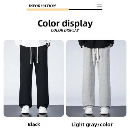 Men's Outdoor Running Fitness Sports Leisure Straight Leg Pants Are Comfortable Fashionable Versatile Suitable for All Seasons