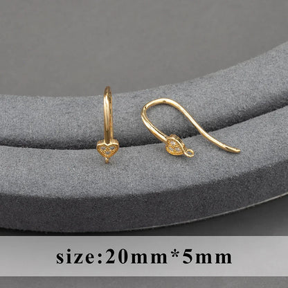 20pcs/lot M800 jewelry accessories,pass REACH,nickel free,18k gold plated,copper,connector,diy earrings,jewelry making