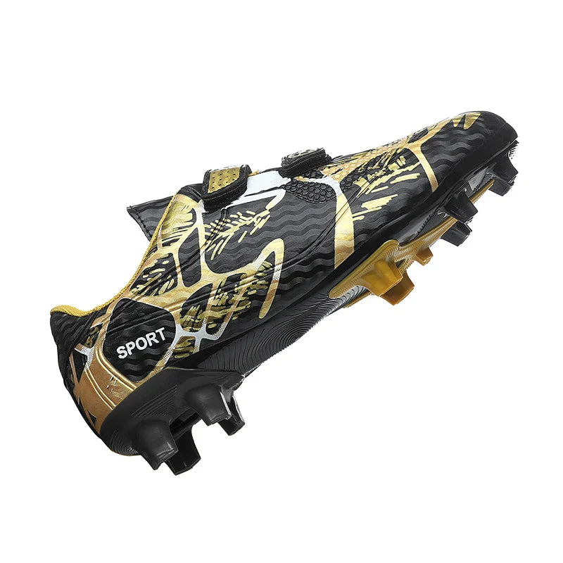 Boys Football Boots New Resistant Casual Kids Soccer Shoes Sneakers Grass Non Slip Training Sports Fast Match Breathable Cleats