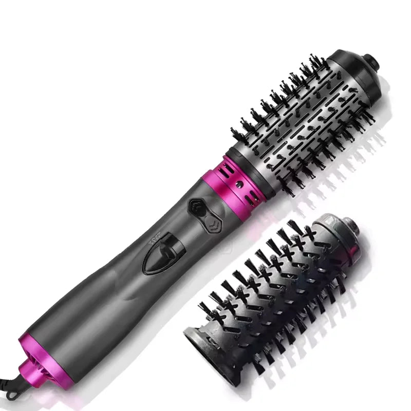 2-in-1 professional automatic rotating hair dryer curler Comb Hot air brush ion multi-functional styling tool