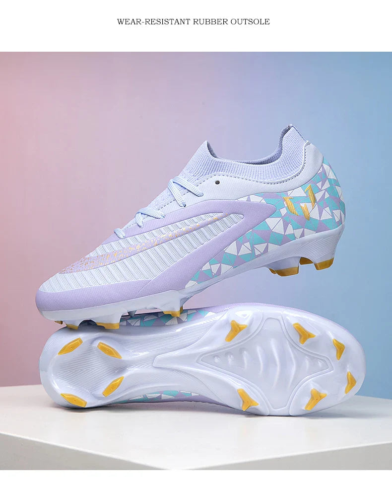 New Kid Match Boys Professional Non-Slip Comfortable Football Boots Sneakers Match Soccer Shoes Outdoor Sports Shoes Unisex
