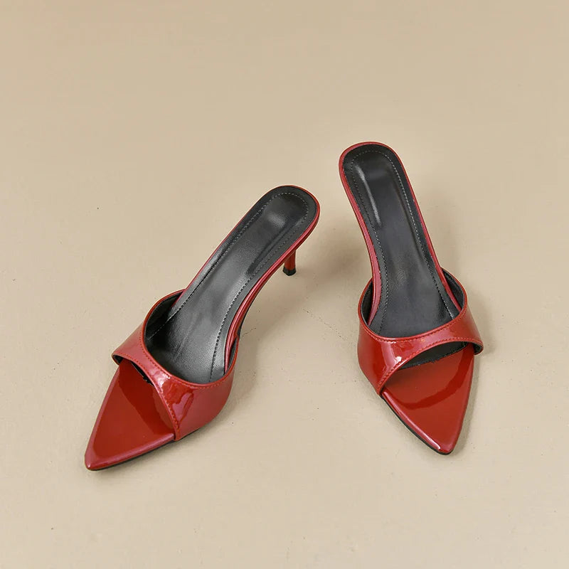 Women's High Heels Summer Women Fashion Classic Pointy Open Toe Stiletto Heels Sexy Women's Party Women's Sandals