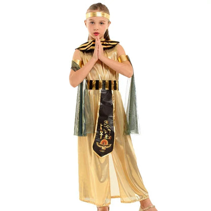 Children  Ancient Egypt Egyptian Pharaoh Cleopatra Prince Princess Costume for Kids Cosplay Anime Cosplay
