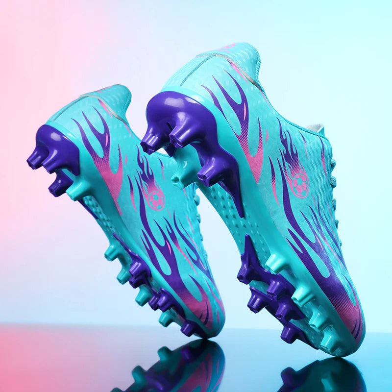 New Kid Match Boys Professional Football Boots Sneakers Soccer Shoes Comfortable Outdoor Match Non-Slip Sports Shoes Unisex