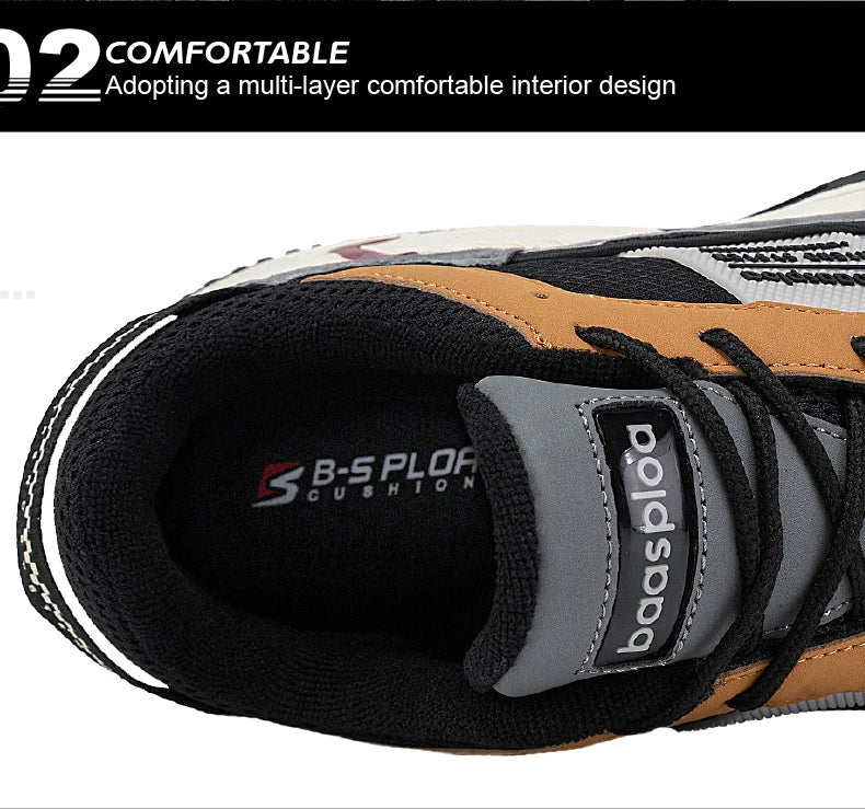 New Men's Shoes Outdoors Walking Sneakers Waterproof Shoes Comfort Tenis for Men Non-Slip