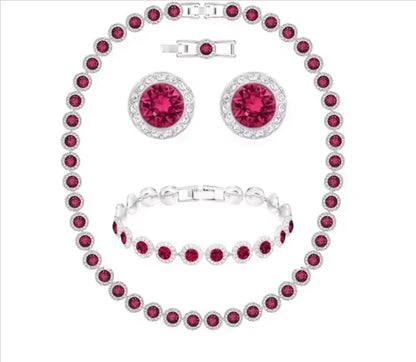 2025 New Classic Luxury Angel Set, Necklace, Bracelet, Earrings, Multi Functional and Beautiful - Valentine's Day Gift