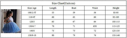 New Baby Kids Girls Elegant Printed Butterfly Flower Princess Party Tutu Dresses Children Sequins Wedding Evening Girl Clothes