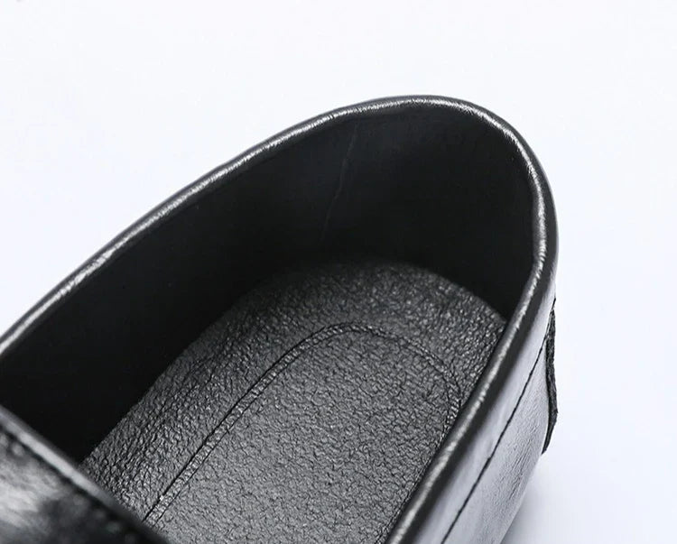 Summer men's loafers soft soled men's leather shoes comfortable driving shoes