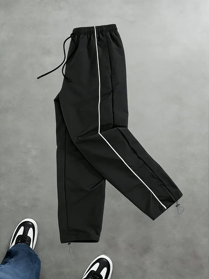 Summer Casual Printed Trousers Suitable For Fitness Training Outdoor Street Style Comfortable Drawstring Adjustable Sports Pants