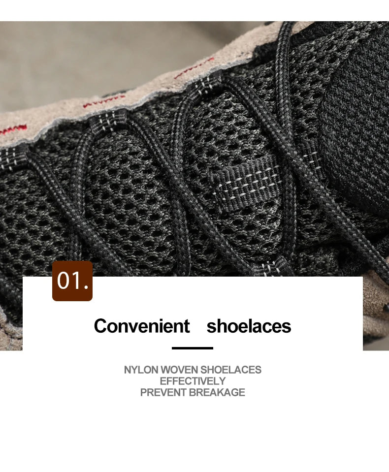 Men Shoes Breathable Splashproof Outdoor Hiking Shoes Mountain Climbing Sport Men Hunting Trekking Sneaker