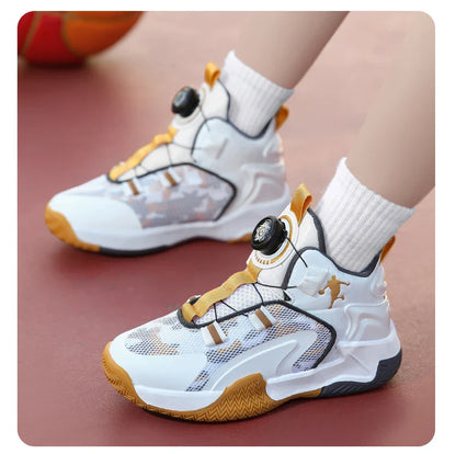 Kids Basketball Shoes Boys Sneakers Non-slip Child Trainer Basket Shoes Outdoor Children Sport Shoes Sneakers Sportschuhe Kinder