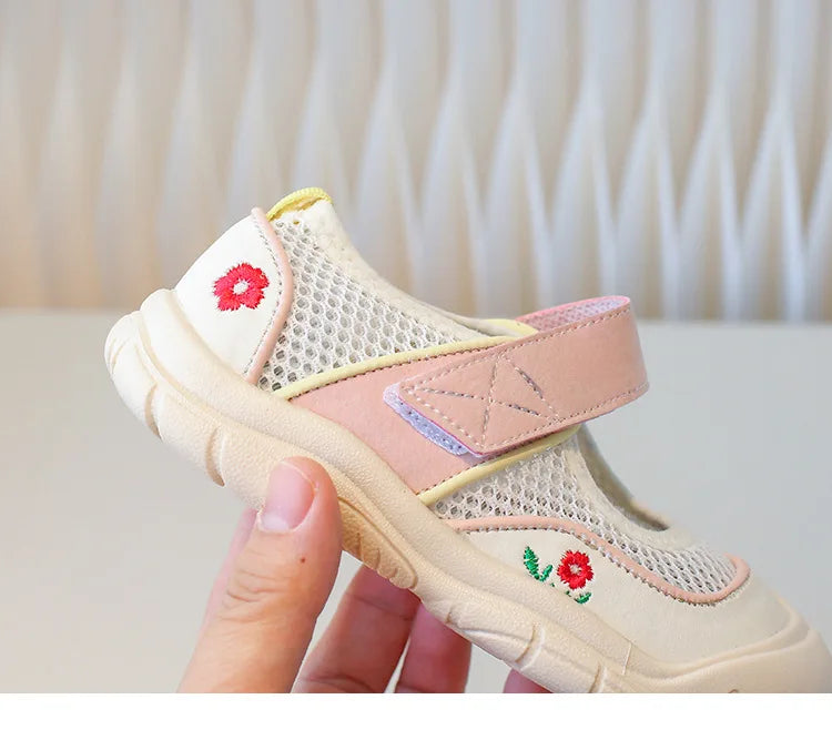 Kids mesh sneaker Anti-slip Sandal Toddler Boy Sports Shoe Girl Children Breathable Beach Sandal Soft Bottom sports casual Shoes
