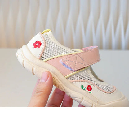Kids mesh sneaker Anti-slip Sandal Toddler Boy Sports Shoe Girl Children Breathable Beach Sandal Soft Bottom sports casual Shoes