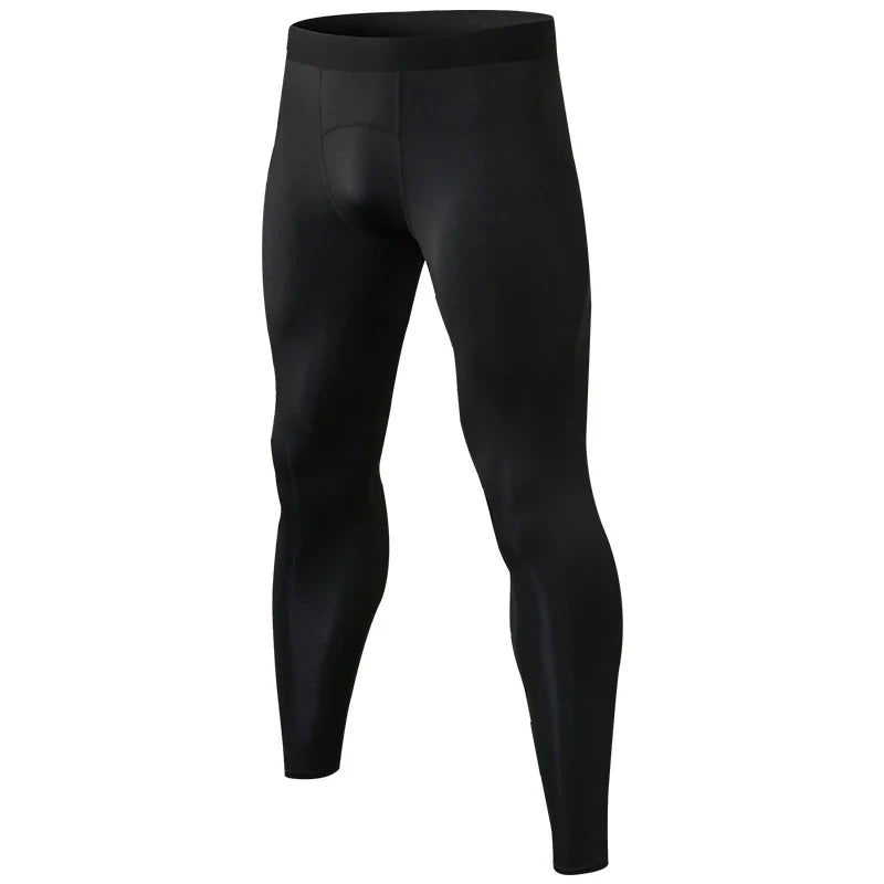 Men's Running Leggings Quick Dry Gym Fitness Sports Pants Workout Training Jogging Sports Trousers Compression Sport Pants