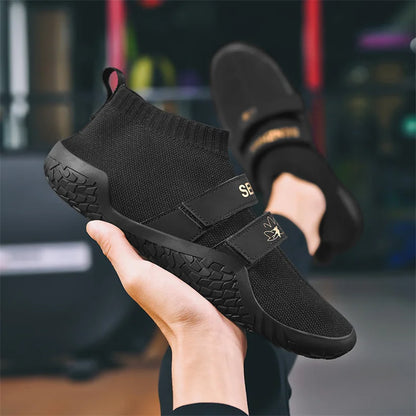 Deadlift Shoes Weight Lifting Shoes for Men Women Weightlifting Squat Shoes Fitness Cross-Trainer Barefoot Gym Training Sneakers